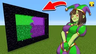 How To Make A Portal To The Pomni Zombie Dimension in Minecraft