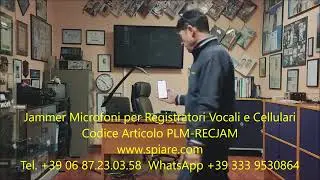 Jammer Microfoni di Registratori Vocali e Cellulari