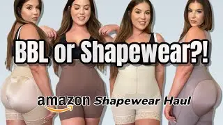 EXTREME Amazon Shapewear Haul 2021! (tummy snatched & booty lifted)