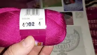 Салфетка крючком в технике филейное вязание.