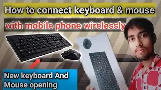 how to connect keyboard and mouse with mobile