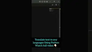 Google Translator Using Python