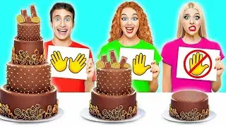 No Hands vs One Hand vs Two Hands Eating Challenge #2 | Funny Food Situations by Multi DO Challenge
