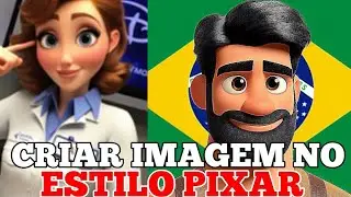 Como criar imagem no estilo Disney Pixar usando a inteligente artificial!