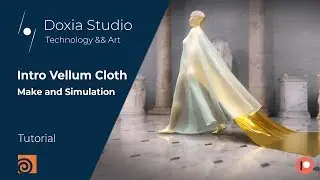 Houdini Tutorial - Intro Cloth: Make and Simulate (Similar to Marvelous Designer)