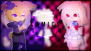 !!FLASH!!「 COMICS MEME || Vanny & Glitchtrap || FNaF Gacha x AM 」