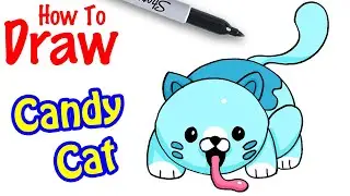 How to Draw Candy Cat | Poppy Playtime