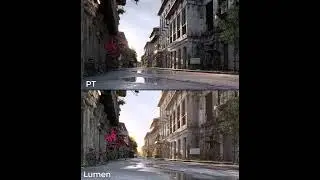 Path Tracing vs Lumen
