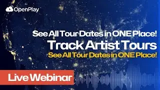 Easily Find & Manage Tour Dates in OpenPlay – Now Powered by Bandsintown!