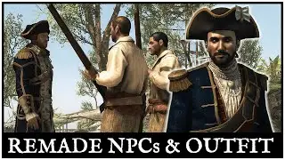 British NPCs remake (1/2) & Remastered outfit + Gameplay | Assassin's Creed 4 MOD 