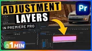 How to Use ADJUSTMENT LAYERS in Premiere Pro