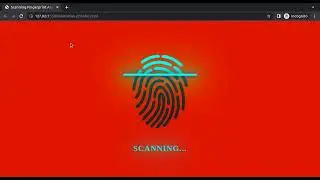 Scanning Fingerprint Animation with HTML, CSS - App Stack