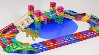 Diy How to Make Amazing Car Track from Magnetic Balls (Satisfaction)