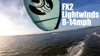 2022 Cabrinha FX2 13m in 8-14mph!