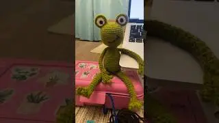 Mr. Frog #crochetfrog #crochet #crochetlove #crochetamigurumi #crocheter