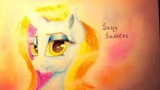 Рисую пони Sassy Saddles