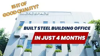 Step by step building a steel office in ONE MINUTE!