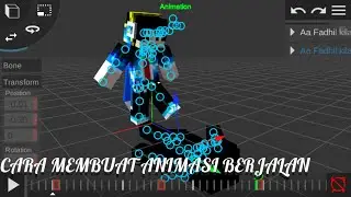 Cara membuat animasi berjalan di prisma 3d || minecraft || tutorial