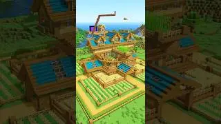 I destroyed a Minecraft village to build a Starter House