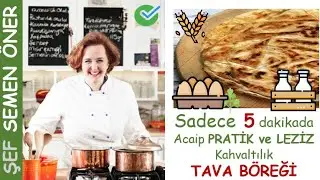 📢 🍴 ENFES PEYNİRLİ 👍TAVA BÖREĞİ ❤️TARİFİ - SemenOner  - Yemek Tarifleri