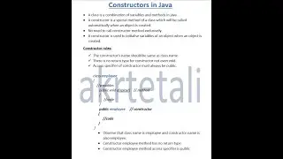 Constructors in java #constructors #method versus constructor
