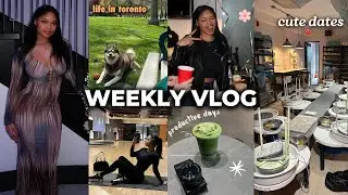 VLOG: Days in my life of as an introvert | Cute Dates, New Piercing + Training Clients