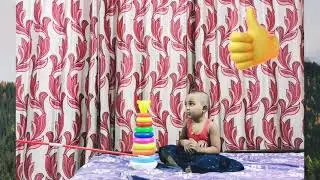 Learning color with 2 year old👶 - Color Pyramid
