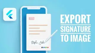 Flutter Signature Pad - Convert Signature to Image | Save Image Locally | Flutter | 