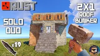 [PATCHED] RUST 2x1 Roof Bunker Expansion (SOLO/DUO) - Boog's Bases