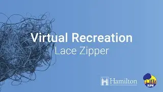 Rec in the Park- Plastic Lacing: Zipper