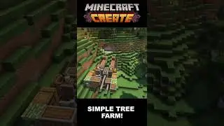 Minecraft CreateMOD Tree Farm 