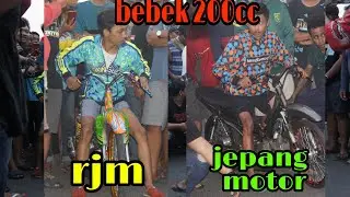 DRAG BIKE  BEBEK 200cc... JAWA TIMUR JEPANG MOTOR - RJM KALIPARE