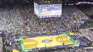 Caleb Love dagger 3 ball UNC up 4 vs Duke Final Four 2022 New Orleans Caesars Superdome #tg33