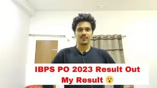 IBPS PO 2023 Result Out || My Result 2023 😮 || Selected or not? #ibps #ibpspo #sbipo #rrbpo #rbi