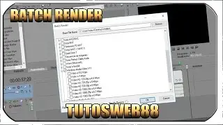 Tutorial Sony Vegas Renderizar varios videos de una vez / Batch Render