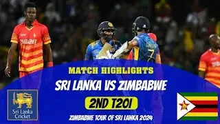 Zimbabwe vs Sir Lanka 2nd t20 | Highlights 16 January 2024|