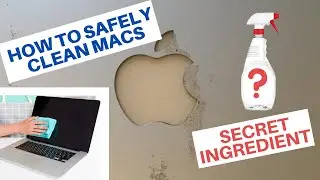 How to physically clean your Mac | Apple Sticker and Stain Removal