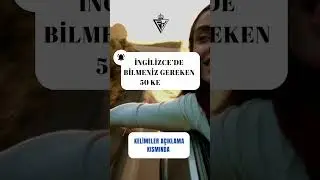Yorumlarda siz de kelime paylaşımında bulunabilirsiniz, birlikte öğrenelim 🙏🏻 #ingilizcekelime