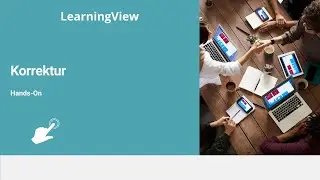 Korrigieren in LearningView