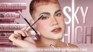 NEW!! MAYBELLINE SKY HIGH MASCARA REVIEW | PHILIPPINES 