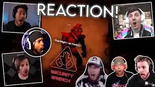 Gamer's React To Monty Chasing Scene!|Five Nights At Freddy's: Security Breach