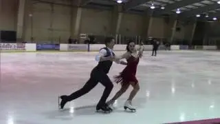 Karina MANTA / Joseph JOHNSON practice SD  2017 U.S. Nationals