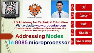 addressing modes of 8085 microprocessor | addressing modes | 8085 addressing modes