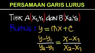 CARA CEPAT DAN MUDAH MENENTUKAN GRADIEN DAN PERSAMAAN GARIS SINGGUNG