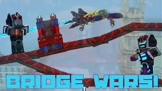 BRIDGE WARS ! Blocky Cars Online Bridge GAMEPLAY! [300 Sub Special]