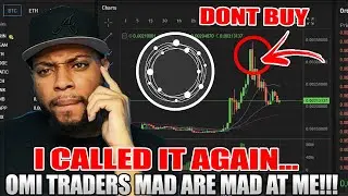 ECOMI TRADERS MAD I EXPOSED THE OMI SHORT!!! IS 0.002 PRICE PREDICTION THE BOTTOM? VEVE NFTS CRYPTO