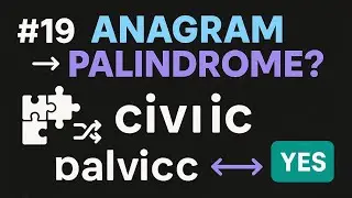 🔄 Anagram Palindrome | Rearranged to Mirror? | Java String Problem #19 | logic.bridge