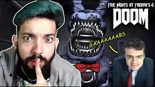 O DIA EM QUE FIZ O RENAN EXPLODIR DE TANTO ÓDIO! 🤬 | FNAF 4 Doom c/ Souzones, Core e Guinas