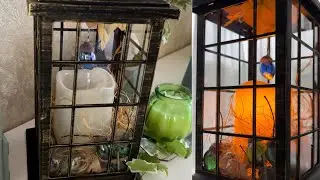 ФОНАРЬ ИЗ ФИКСПРАЙСА С ЖЕЛУДЯМИ ИЗ СТЕКЛА)🌟