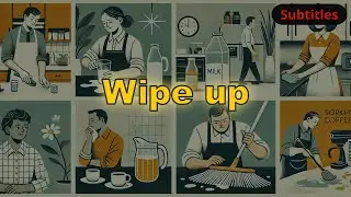 Wipe up meaning with 5 examples